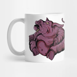 pink piggy Mug